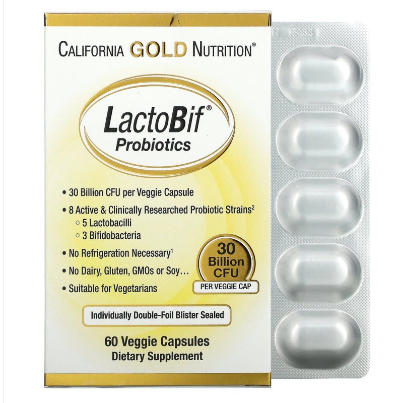 LactoBif Probiotics 30 billion CFU 60 caps