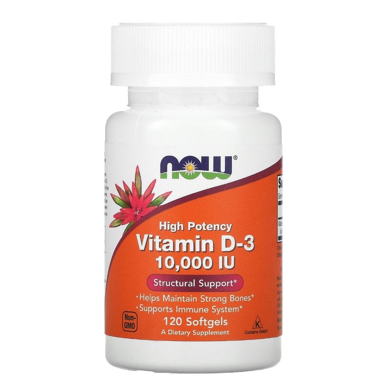 Vitamin D3 10,000 IU 120 softgels