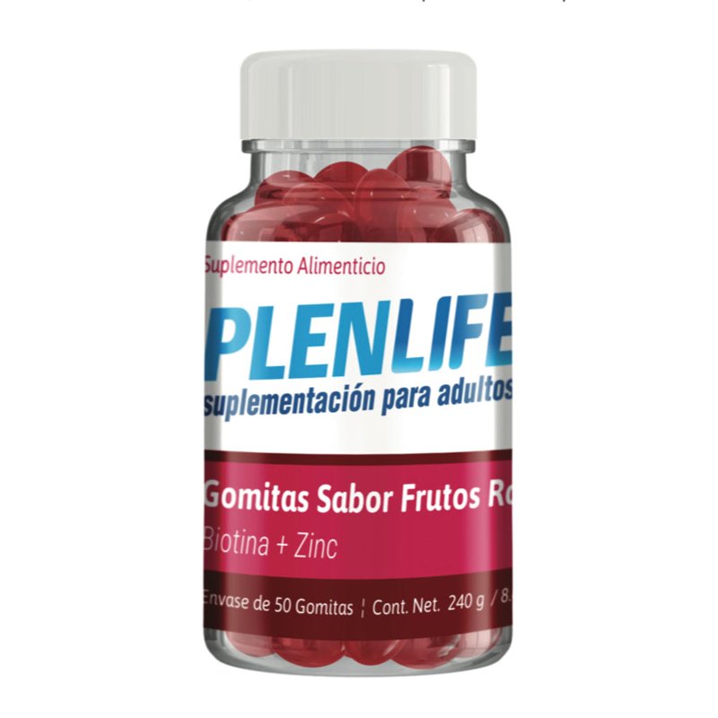 Plenlife Biotina + Zinc 50 Gomitas