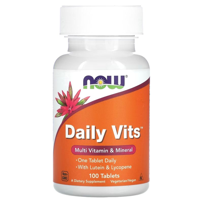 Daily Vits, Suplemento multivitamínico y mineral, 100 tabs