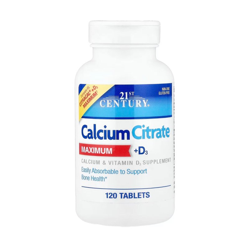 Calcium Citrate + D3 120 Tabs