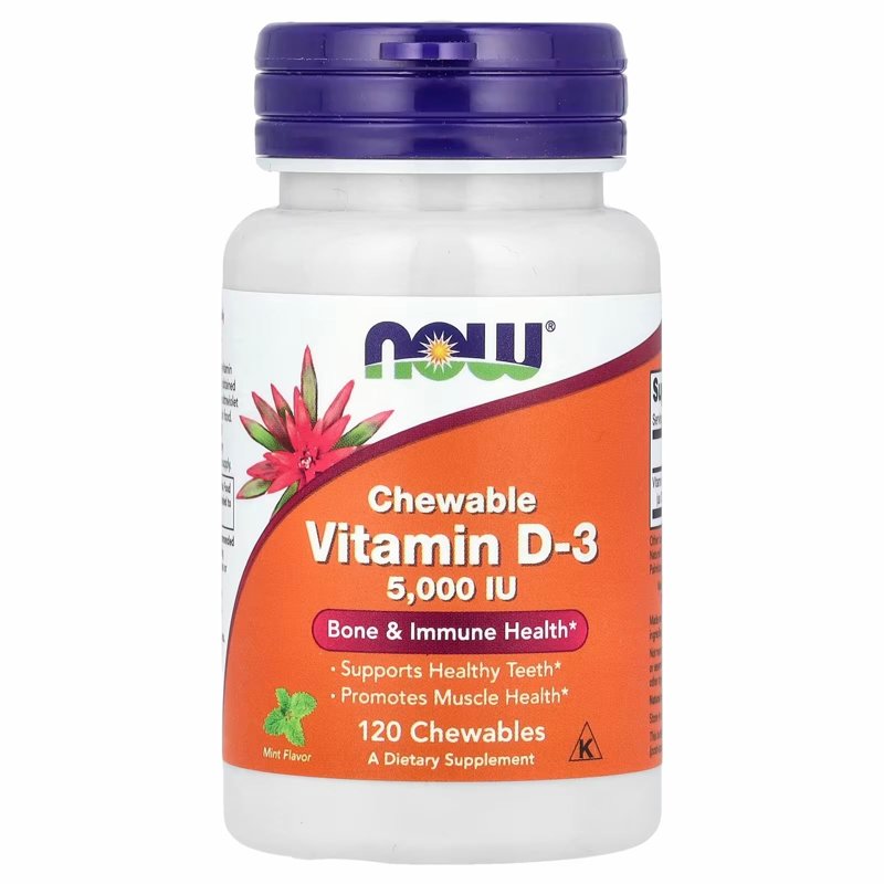 Vitamina D3 sabor Menta natural 5000 UI 120 comprimidos mast