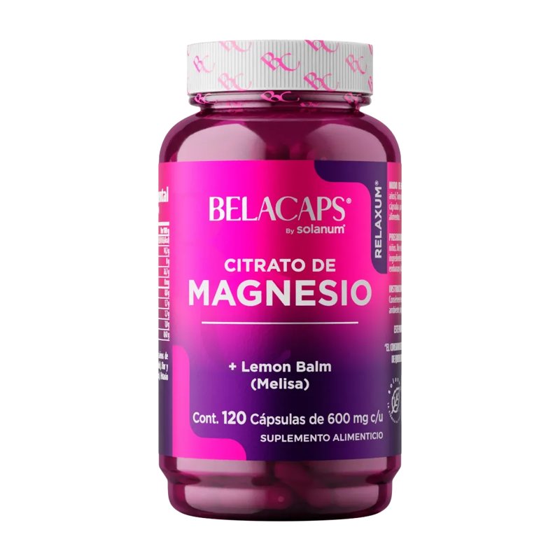 Citrato de Magnesio 120 Cápsulas Cápsulas de Citrato de Magn